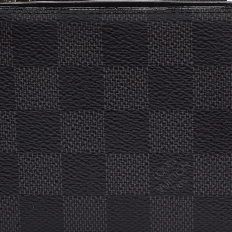 Pre Owned Louis Vuitton Damier Graphite Canvas Bifold Wallet