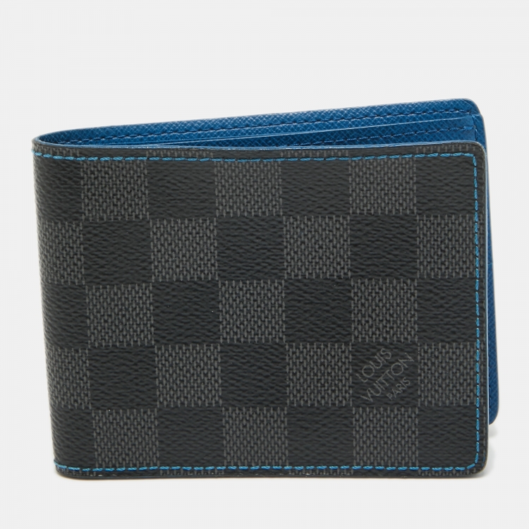 Pre Owned Louis Vuitton Damier Graphite Canvas Slender Wallet