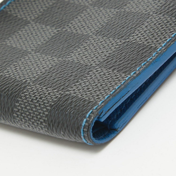 Pre Owned Louis Vuitton Damier Graphite Canvas Slender Wallet
