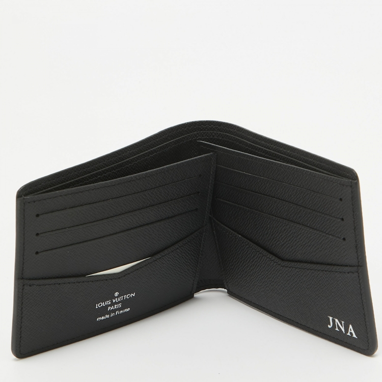 Pre Owned Louis Vuitton Damier Graphite Slender Wallet