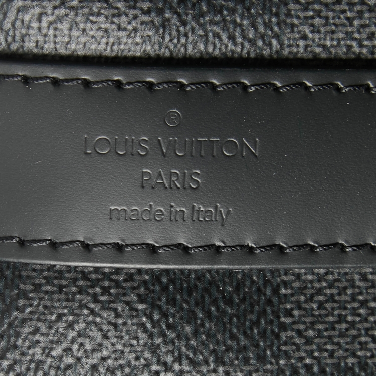 Pre Owned Louis Vuitton Damier Graphite Canvas Keepall Bandouliere 55 Bag