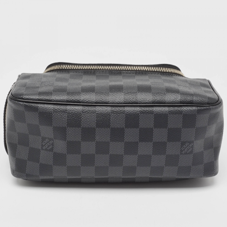 Pre Owned Louis Vuitton Damier Graphite Canvas Toiletry Pouch