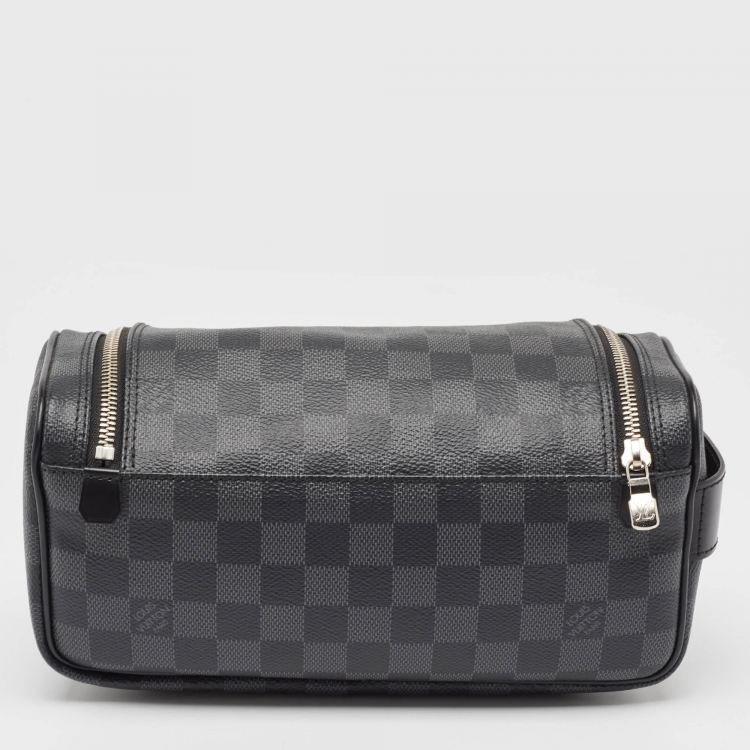 Pre Owned Louis Vuitton Damier Graphite Canvas Toiletry Pouch
