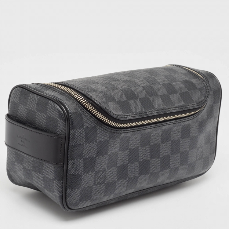 Pre Owned Louis Vuitton Damier Graphite Canvas Toiletry Pouch