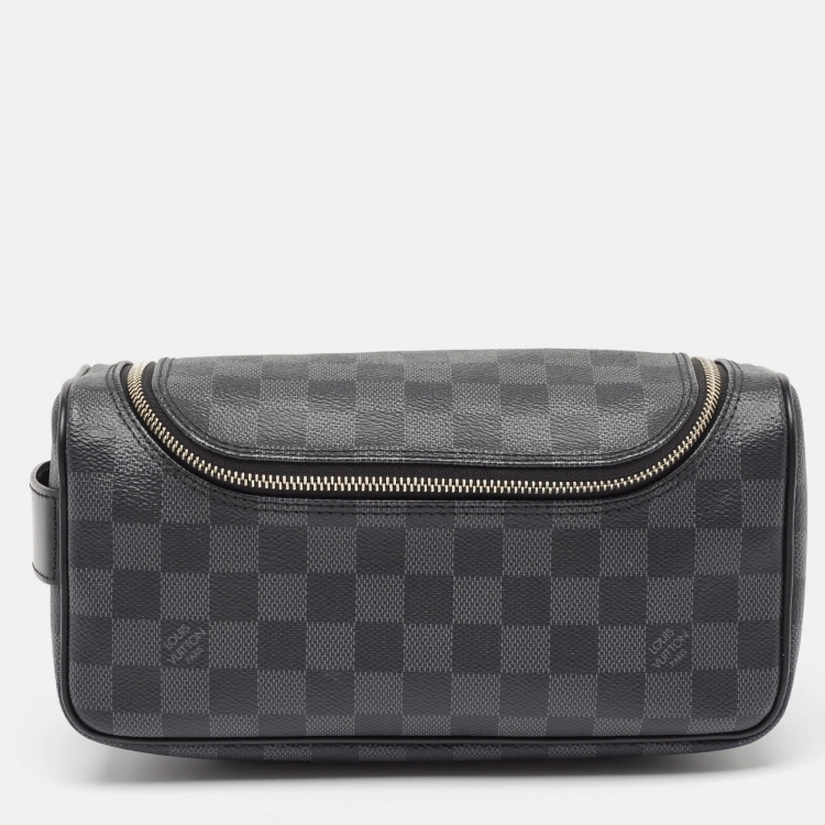 Pre Owned Louis Vuitton Damier Graphite Canvas Toiletry Pouch