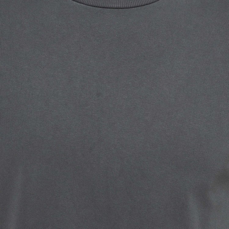 Pre Owned Louis Vuitton Grey Cotton Crew Neck T-Shirt S