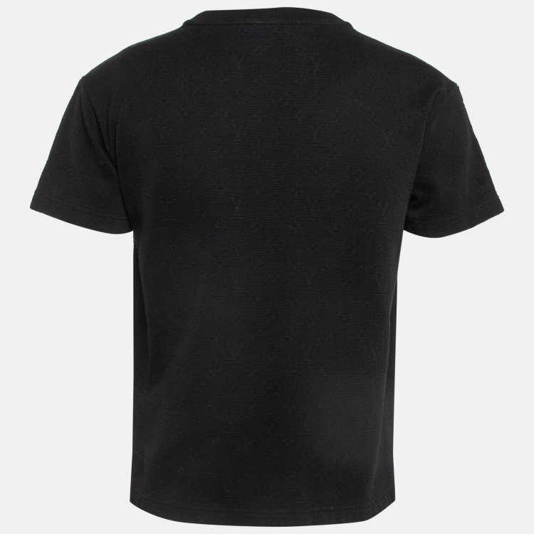 Pre Owned Louis Vuitton Cotton Signature 3D Pocket Monogram T-Shirt XS