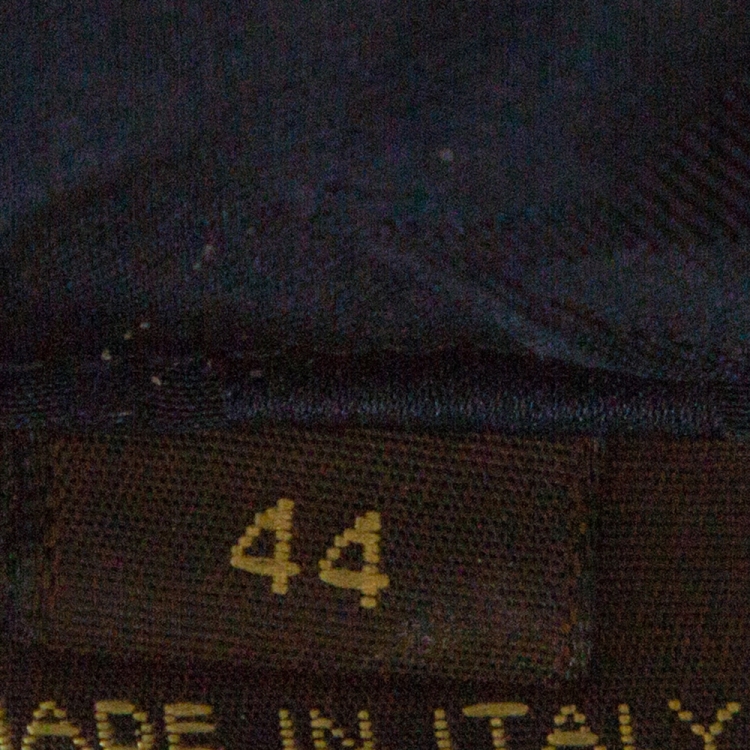 Pre Owned Louis Vuitton x Supreme Navy Blue Monogram Jacquard Satin Pajama Pants XL