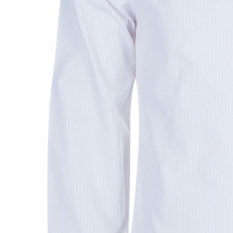 Pre Owned Louis Vuitton Men's Light Pink Pinstripe Shirt L