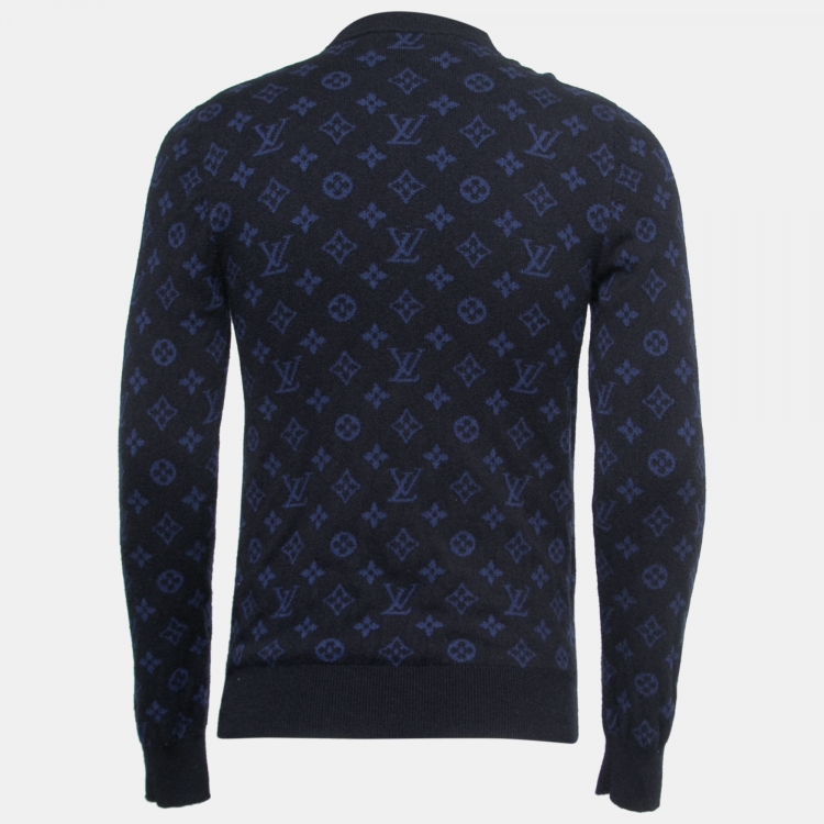 vuitton blue sweater