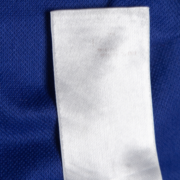 Pre Owned Louis Vuitton Blue Cotton Pique Polo T-Shirt L