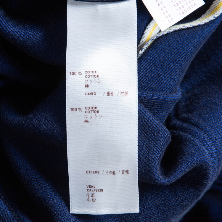 Pre Owned Louis Vuitton Navy Blue Denim Jeans M Waist 30"