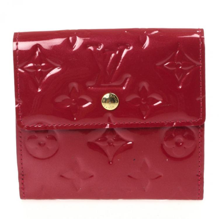 Louis Vuitton - Red Monogram Vernis Leather Wallet