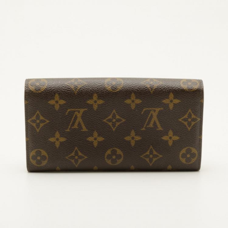 Louis Vuitton Sarah Wallet Monogram Credit Long Wallet (M61725)