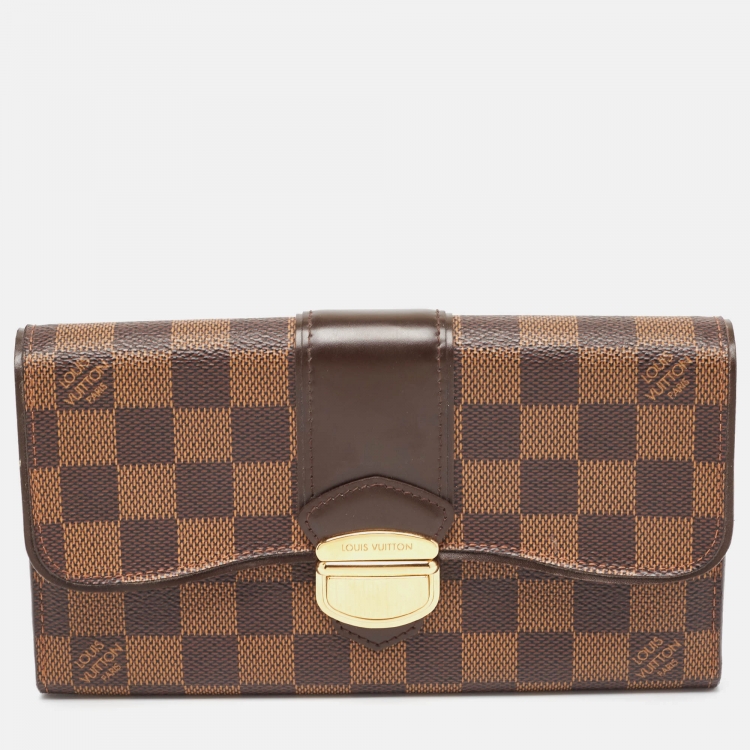 Louis Vuitton Sistina Damier Ebene GM Wallet