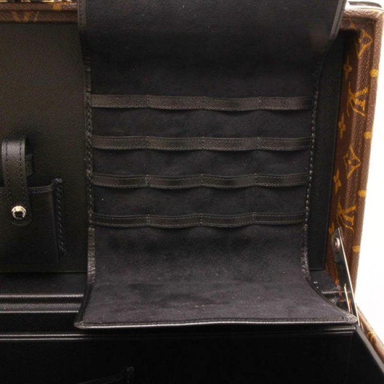 Pre Owned Louis Vuitton Monogram Macassar Custom Order Limited Briefcase
