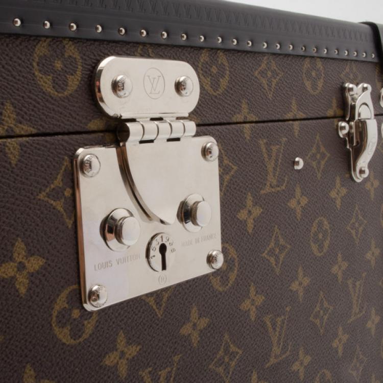Pre Owned Louis Vuitton Monogram Macassar Custom Order Limited Briefcase