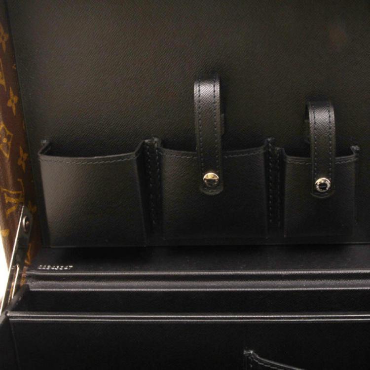 Pre Owned Louis Vuitton Monogram Macassar Custom Order Limited Briefcase