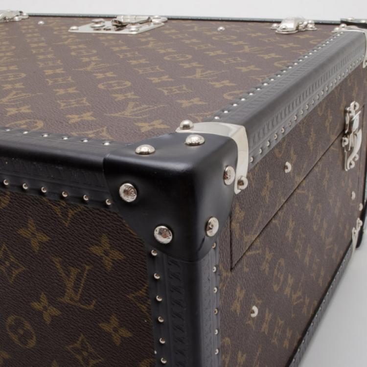 Pre Owned Louis Vuitton Monogram Macassar Custom Order Limited Briefcase