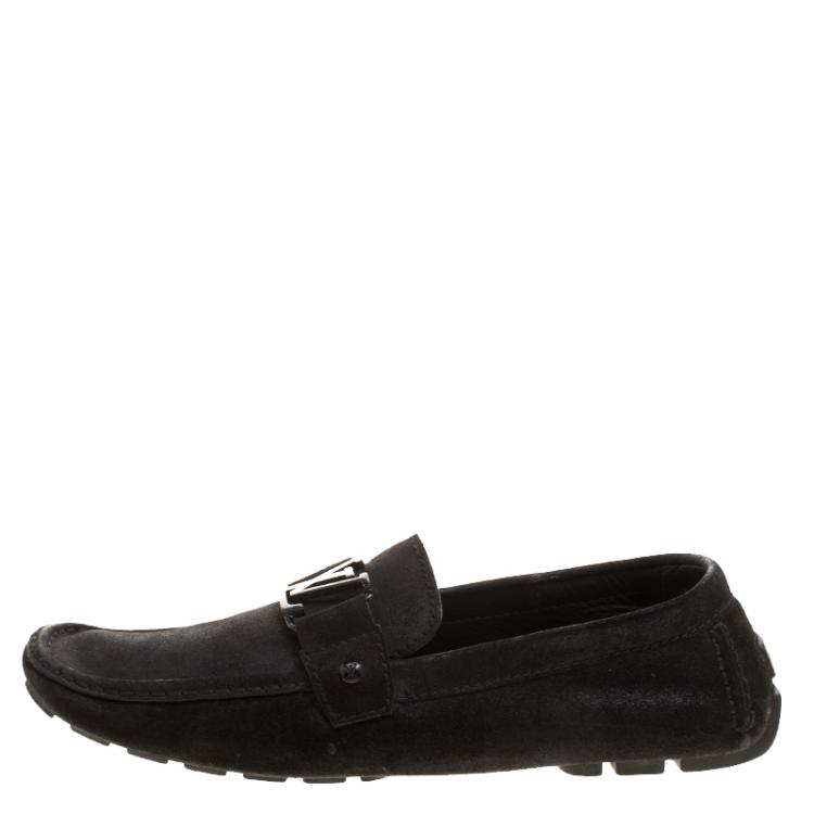 louis vuitton mens loafers black