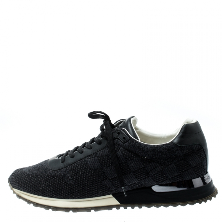 Pre Owned Louis Vuitton Multicolor Nubuck And Leather Run Away Low Top Sneakers Size 41.5