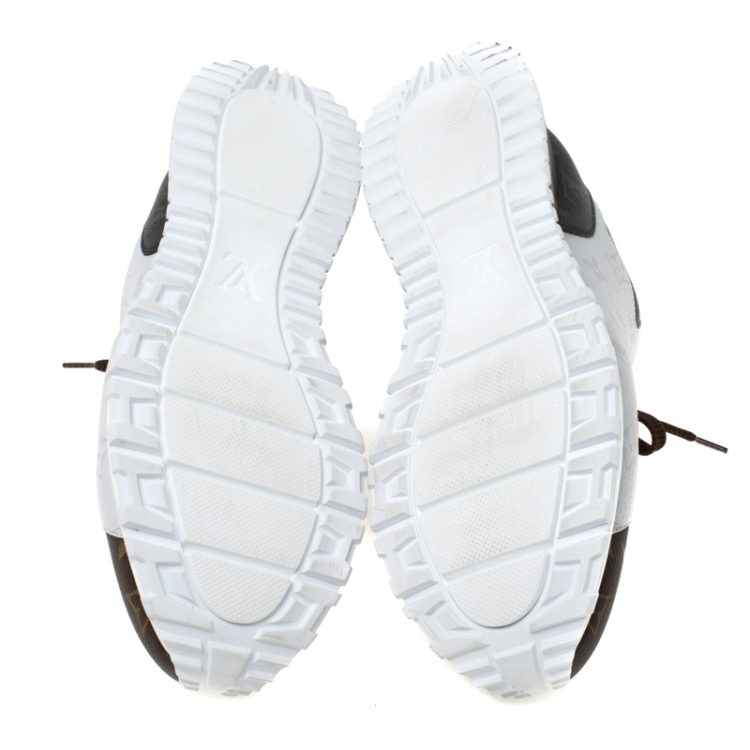 Pre Owned Louis Vuitton Tricolor Monogram Canvas Run Away Sneakers Size 43