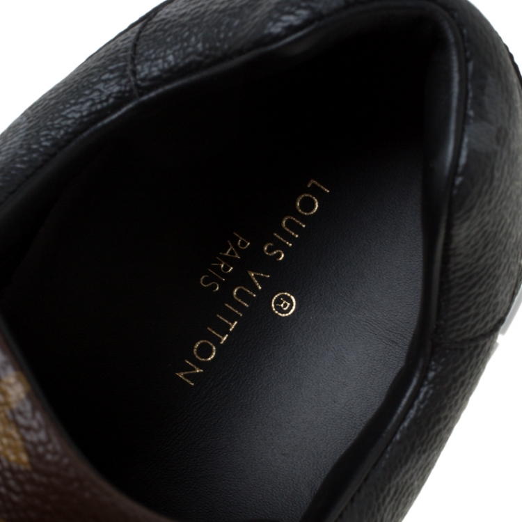 Pre Owned Louis Vuitton Tricolor Monogram Canvas Run Away Sneakers Size 43
