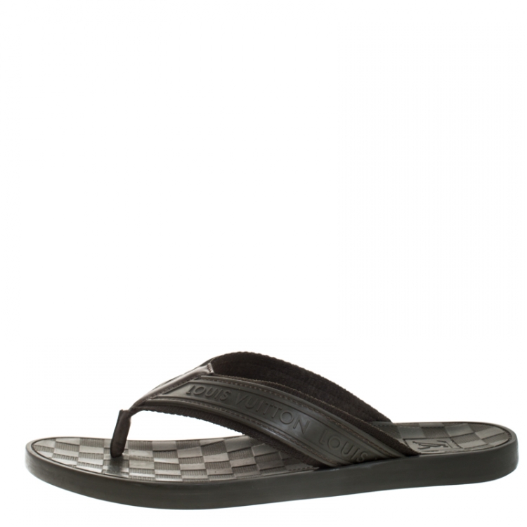Louis Vuitton mens flip flops slipper sandals shoes
