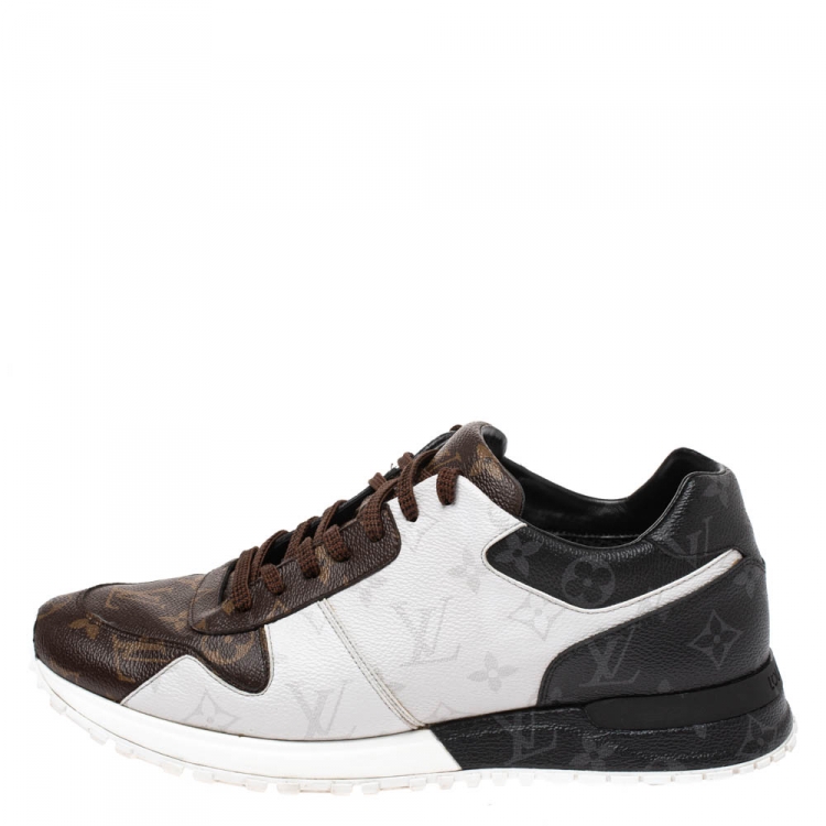 Pre Owned Louis Vuitton Monogram Coated Canvas Run Away Sneakers Size 42