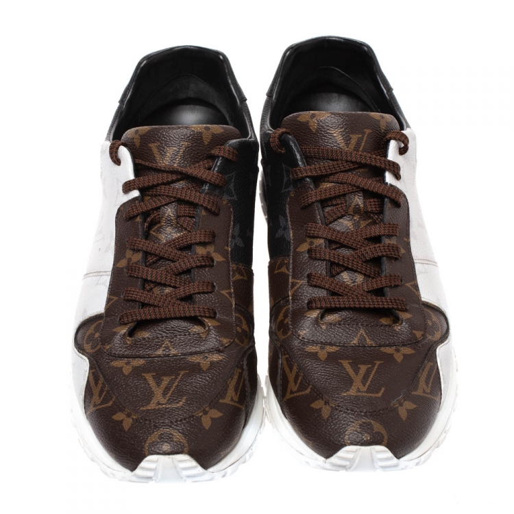 Pre Owned Louis Vuitton Monogram Coated Canvas Run Away Sneakers Size 42