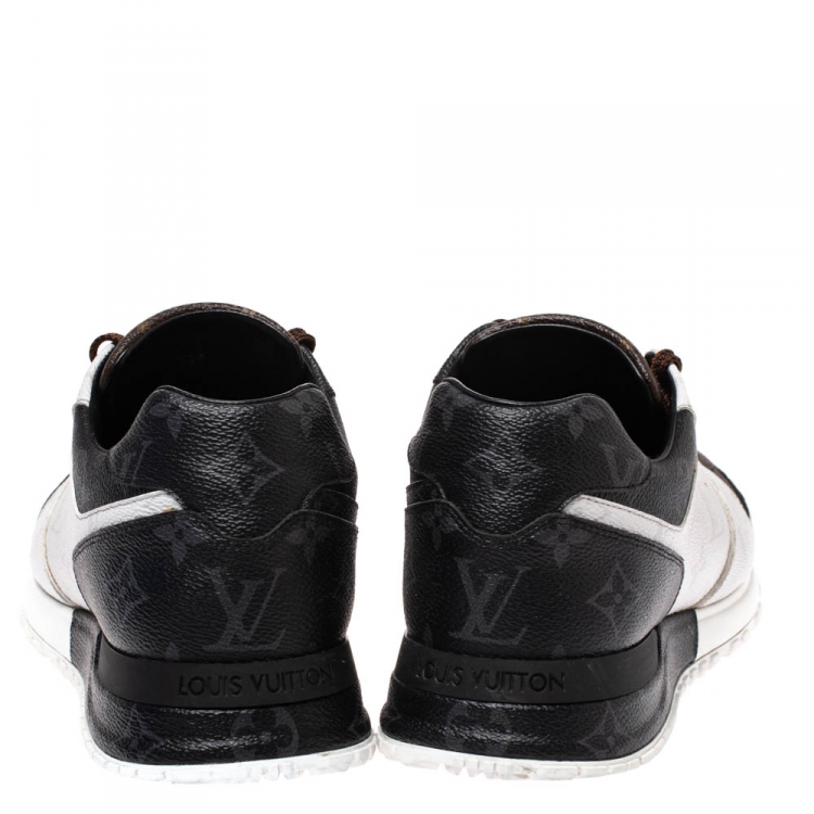 Pre Owned Louis Vuitton Monogram Coated Canvas Run Away Sneakers Size 42