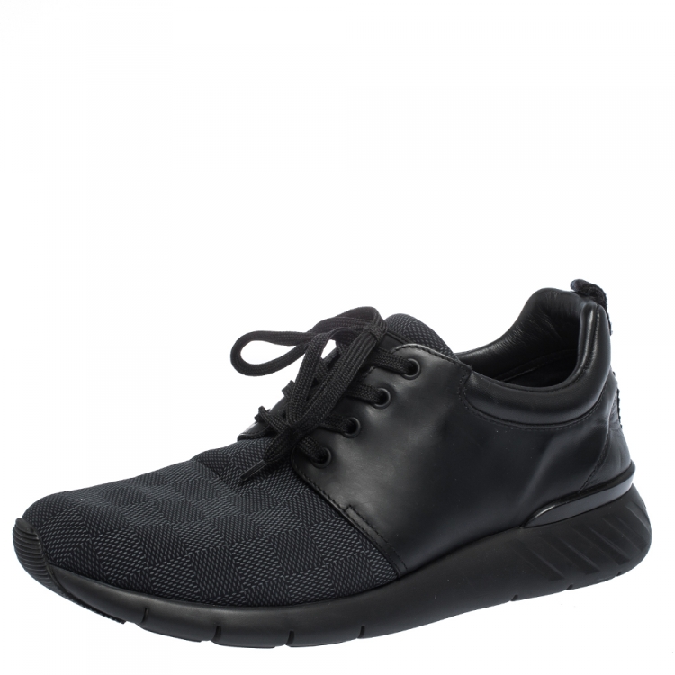 The Louis Vuitton Fastlane Sneaker is Godly! in Black for Men with neoprene  
