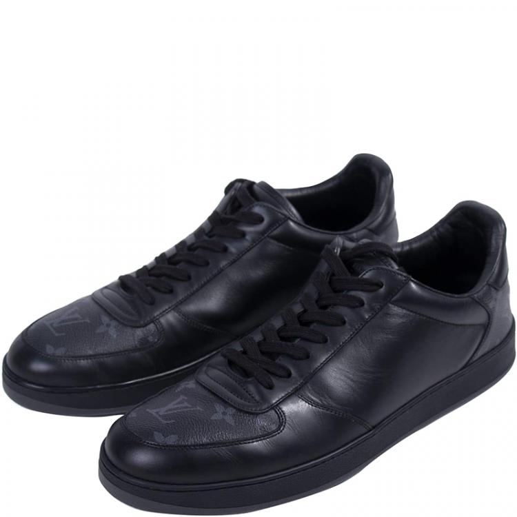 Louis Vuitton Monogram/Black Canvas and Leather Match Up Sneaker