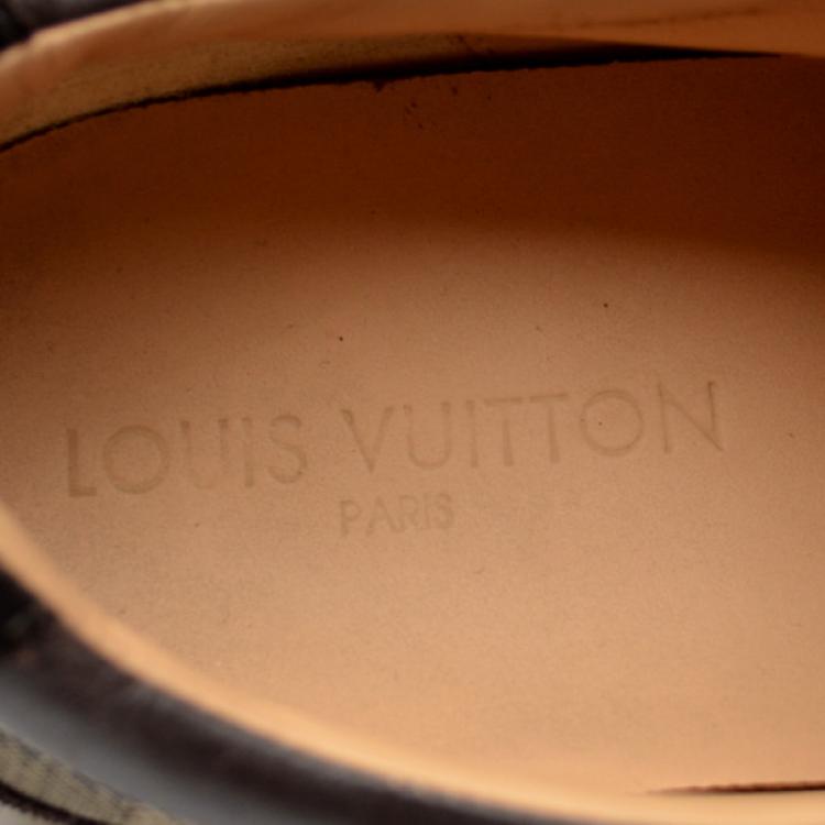 Pre Owned Louis Vuitton Damier Ebene Brown Sneakers Size 43.5