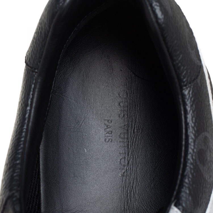 Pre Owned Louis Vuitton Tricolor Monogram Run Away Low Top Sneakers Size 44