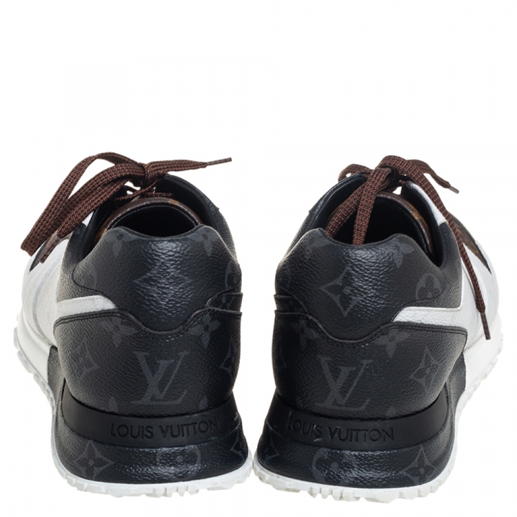 Pre Owned Louis Vuitton Tricolor Monogram Run Away Low Top Sneakers Size 44