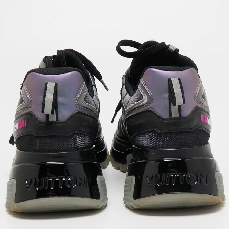 Pre Owned Louis Vuitton Multicolor Leather and Canvas RunAway Pulse Sneakers Size 42.5 