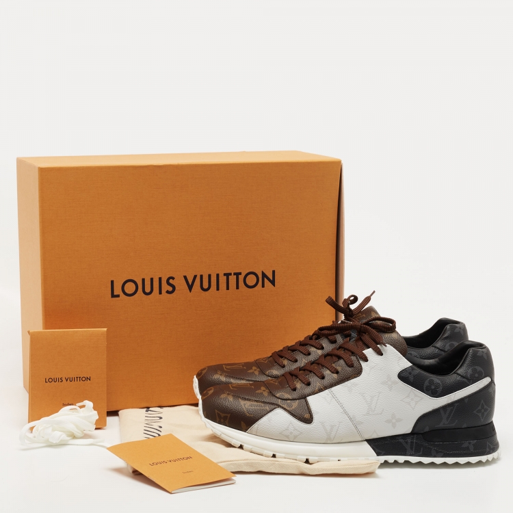 Pre Owned Louis Vuitton Multicolor Monogram Canvas Runaway Sneakers Size 45 