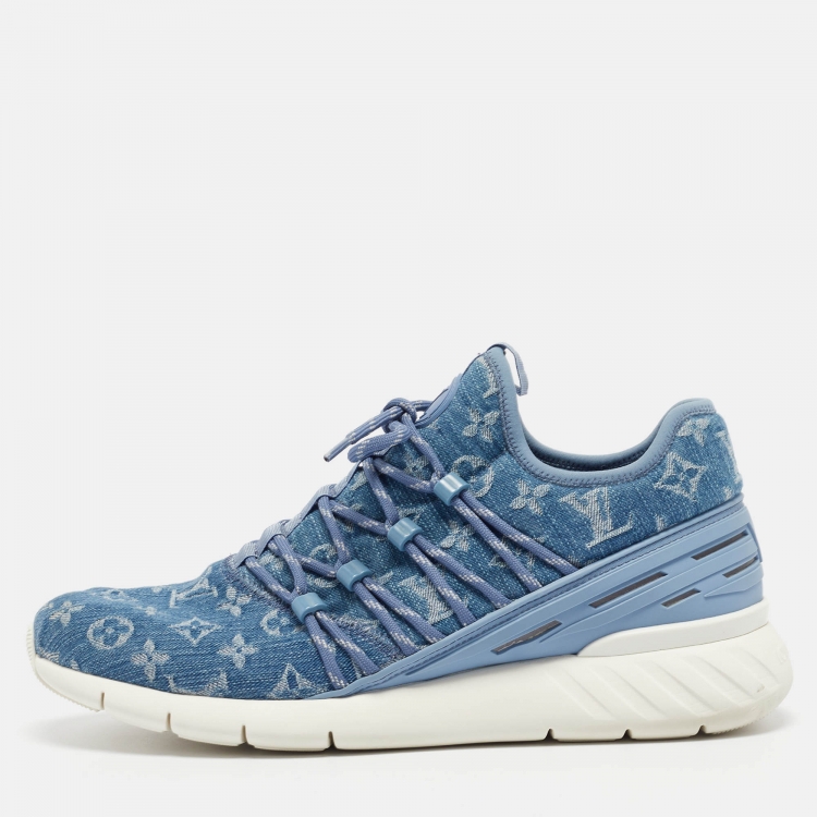 Louis vuitton fastlane sneaker denim on sale