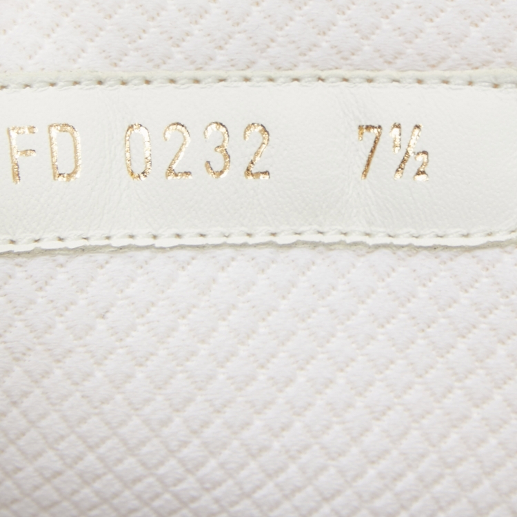 Pre Owned Louis Vuitton Blue/White Monogram and Damier Knit Fabric Show Up Sneakers Size 41.5