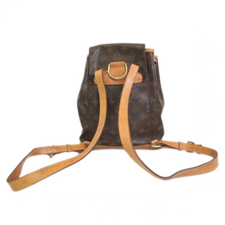 Pre Owned Louis Vuitton Monogram Montsouris MM Backpack