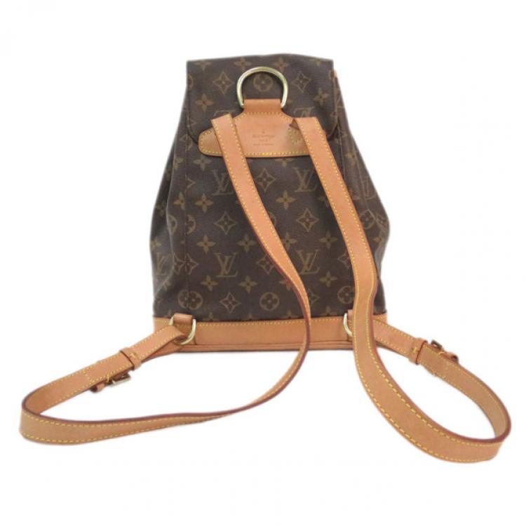 Pre Owned Louis Vuitton Monogram Montsouris MM Backpack