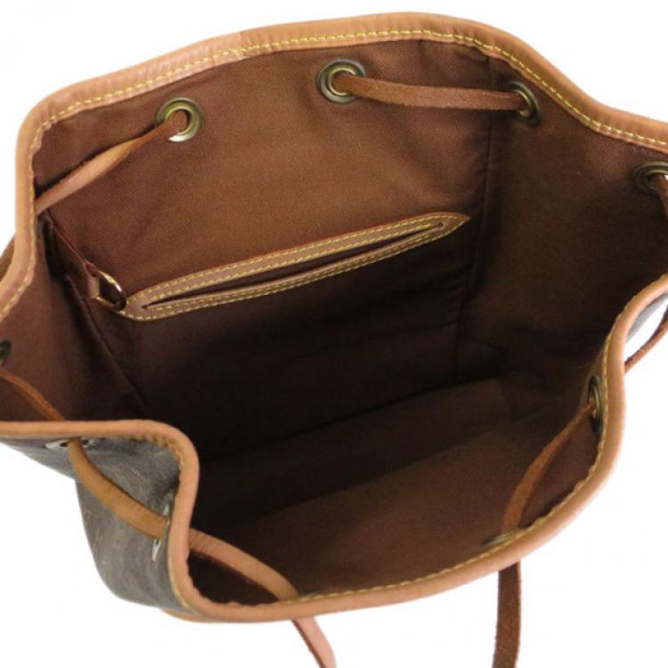 Pre Owned Louis Vuitton Monogram Montsouris MM Backpack