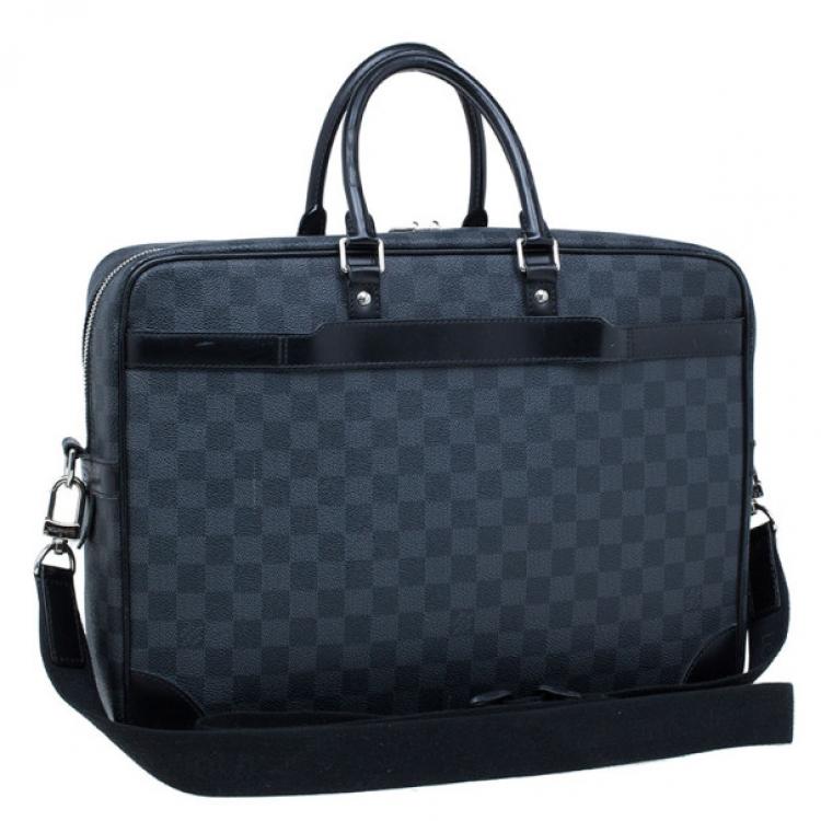 Pre Owned Louis Vuitton Damier Graphite Porte-Documents Voyage Briefcase GM