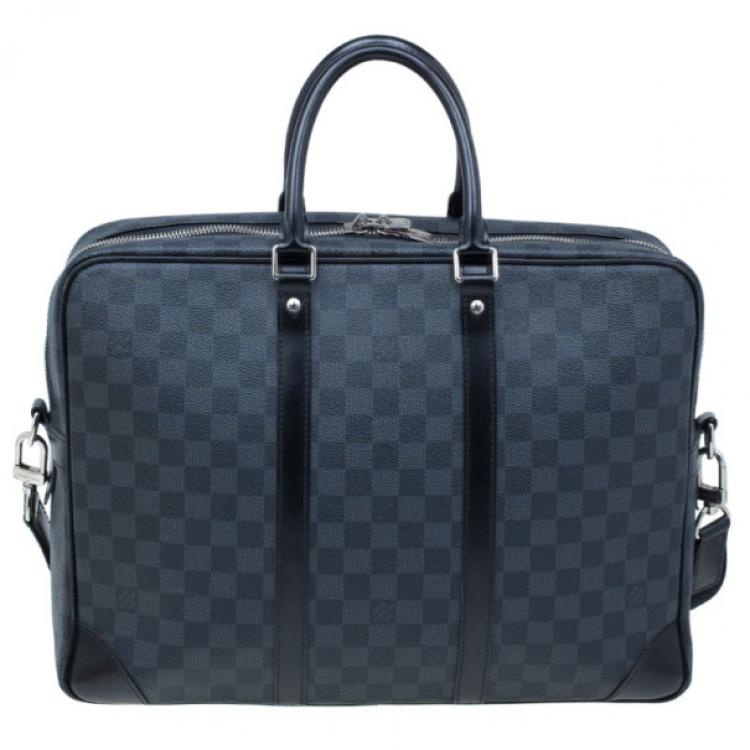 Pre Owned Louis Vuitton Damier Graphite Porte-Documents Voyage Briefcase GM