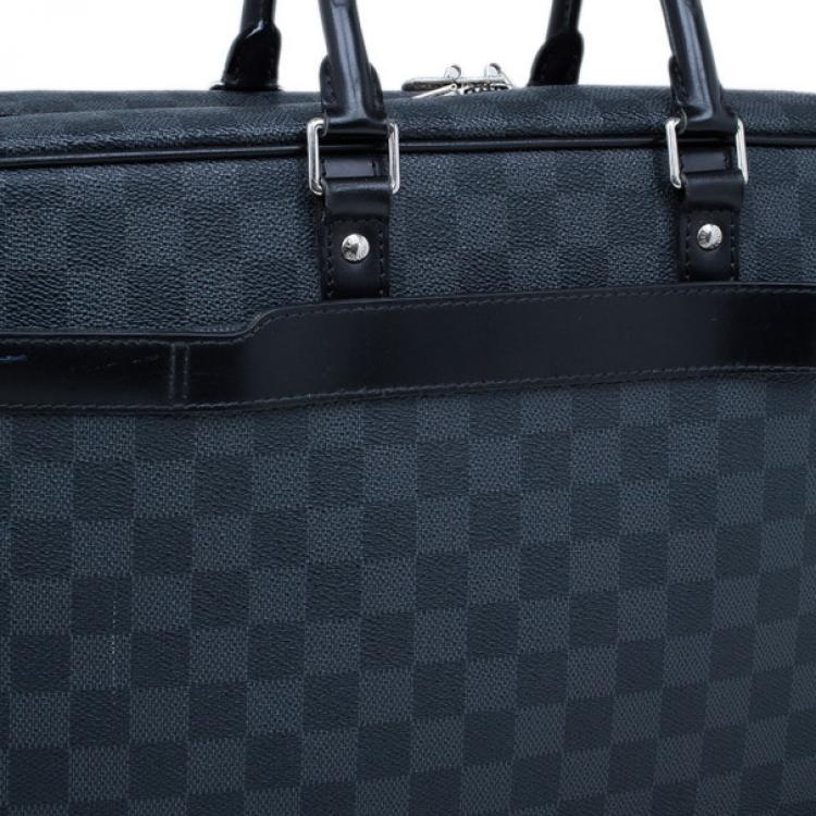 Pre Owned Louis Vuitton Damier Graphite Porte-Documents Voyage Briefcase GM