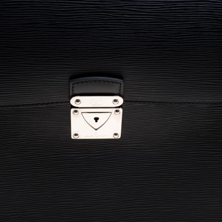 Pre Owned Louis Vuitton Black Epi Leather Robusto 2 Compartment Briefcase 