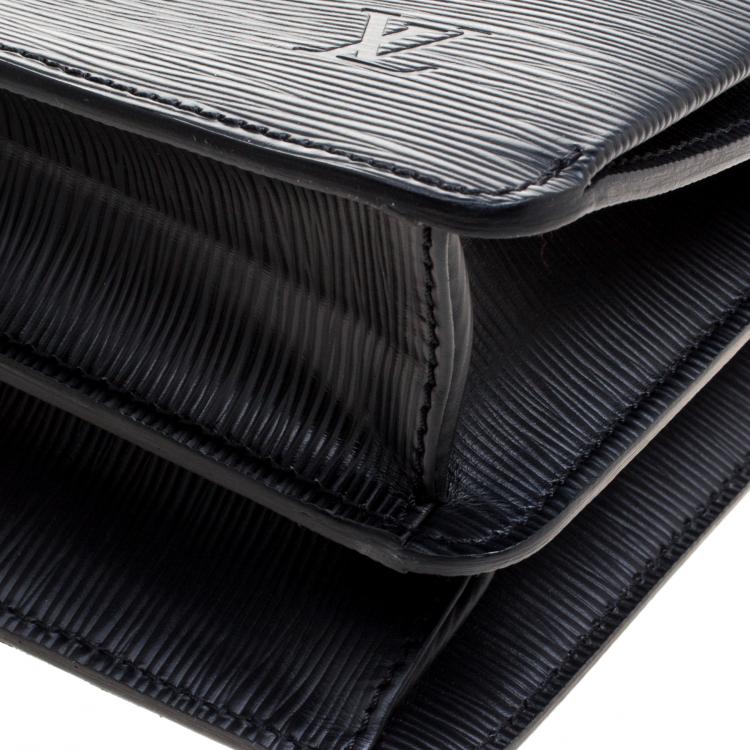 Pre Owned Louis Vuitton Black Epi Leather Robusto 2 Compartment Briefcase 
