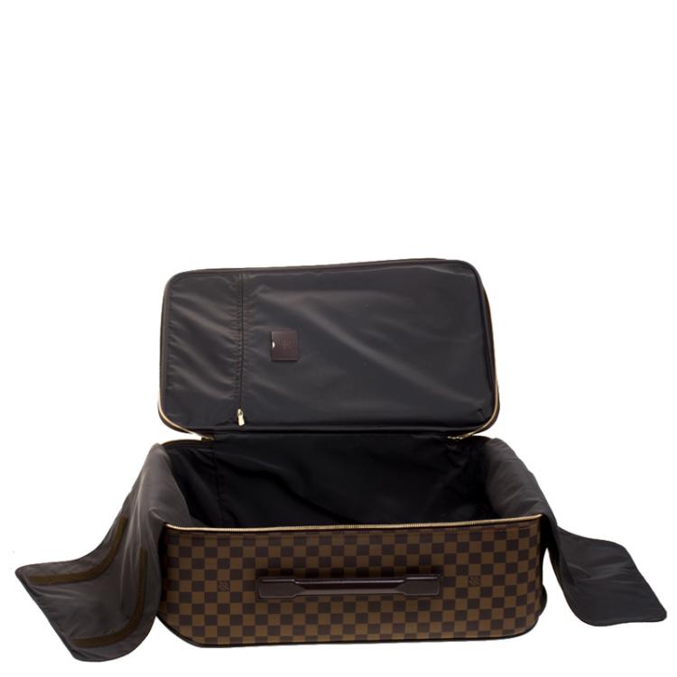 Pre Owned Louis Vuitton Damier Ebene Canvas Pegase 55 Luggage