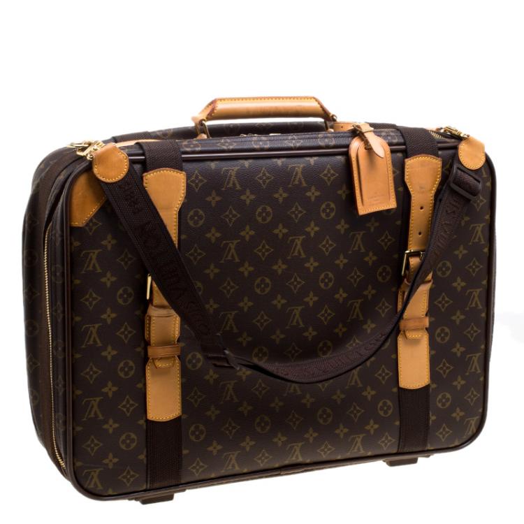 Pre Owned Louis Vuitton Monogram Canvas Satellite 53 Suitcase